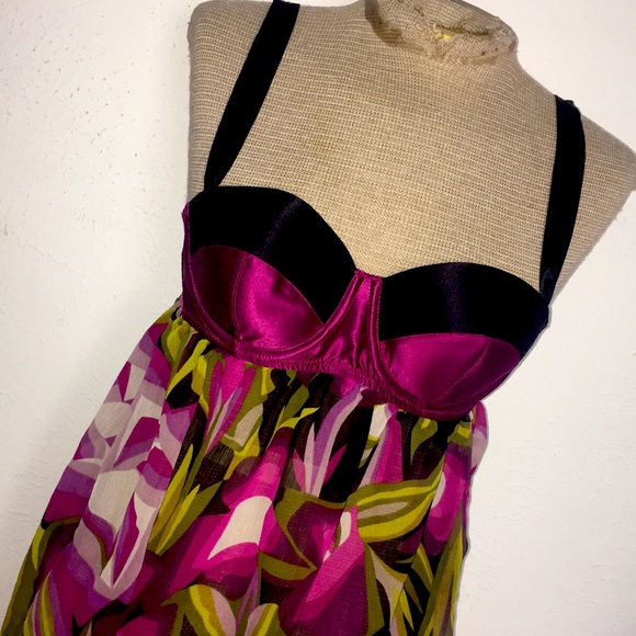 Missoni for Target digital floral print chemise Sz S - Picture 2 of 7